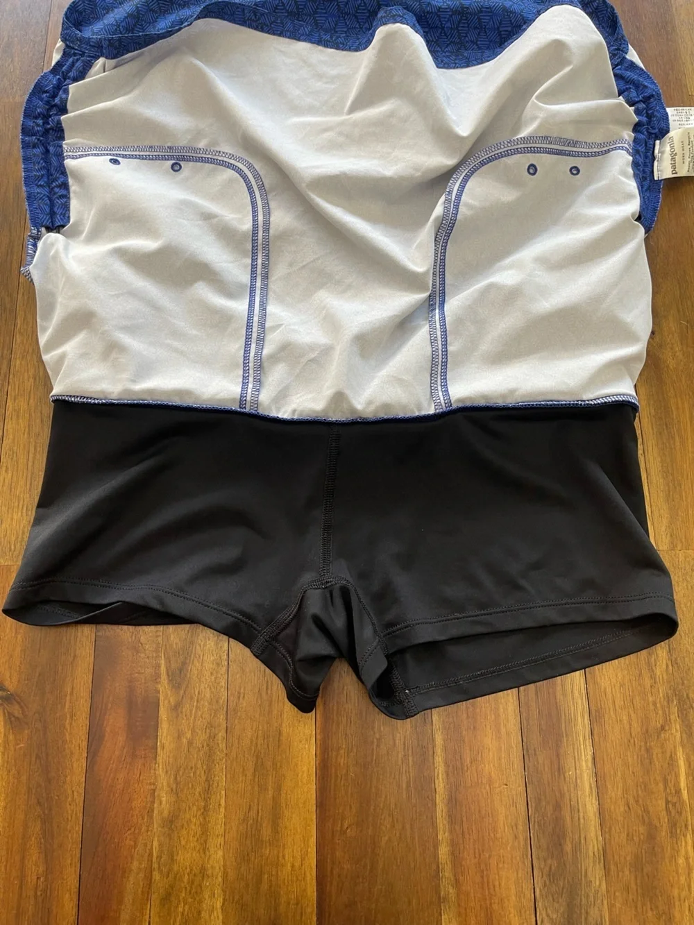 Patagonia skort size XS blue skort outdoor hiking skort walking running gym